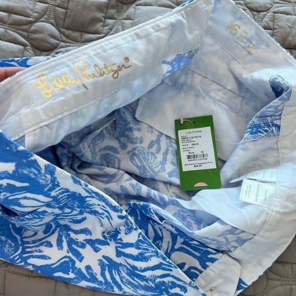Lilly Pulitzer Resort White On A Roll Callahan Shorts - Picture 10 of 15